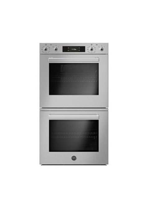 Bertazzoni - 30" Built-In Double Electric Convection Wall Oven Self-Clean with Assistant - Stainless Steel