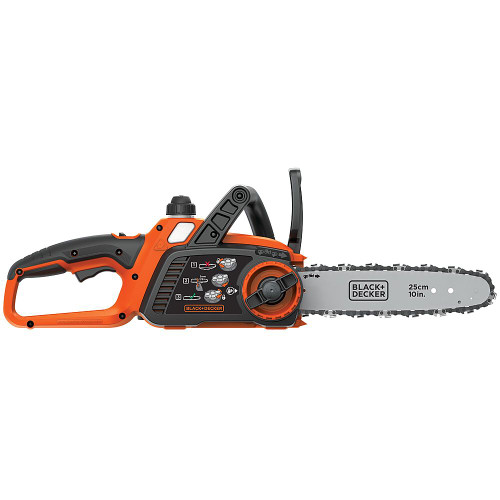 Black+Decker - Black+Decker MAX 20V 10-Inch Cordless Chainsaw with (1 x 20V Battery and 1 x Charger) - Orange, Black