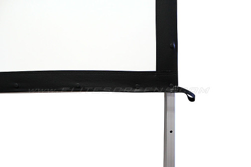 Elite Screens - Yardmaster Plus 180" Outdoor Stand Alone Projector Screen - Silver