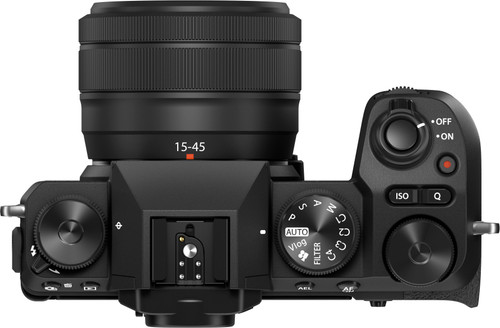 Fujifilm - X-S20 Mirrorless Camera with  XC15-45mm Lens Bundle - Black