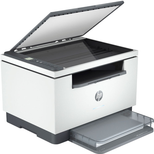 HP - LaserJet M234dwe Wireless Black-and-White Laser Printer with 6 months of Toner through HP+ - White & Slate