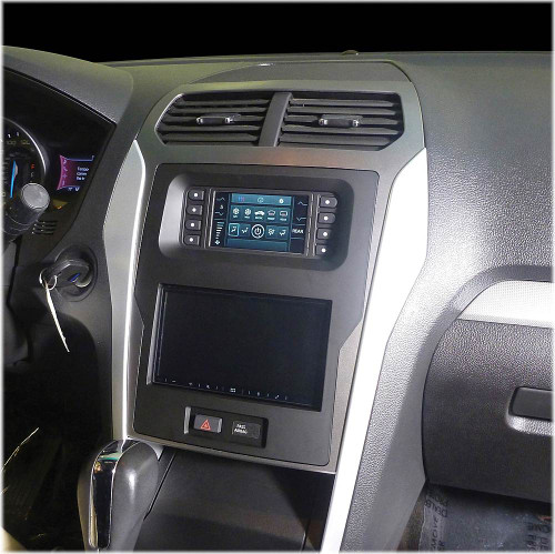 Metra - Dash Kit for Select 2011-2015 Ford Explorer - Charcoal