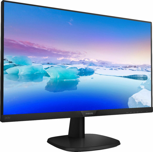 Philips - V-line 24" IPS WLED Monitor (DisplayPort VGA, HDMI) - Textured Black