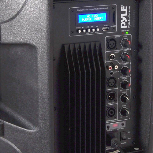 PYLE - 15" 1500W 2-Way Wireless PA Speaker System - Black
