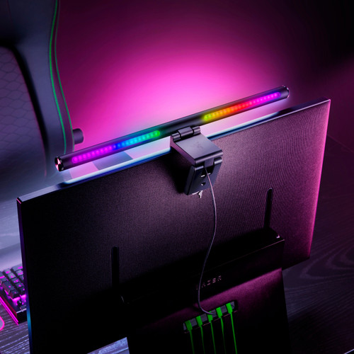 Razer - Aether Monitor RGB LED Light Bar - Black