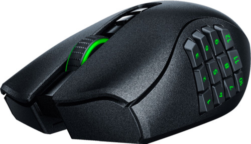 Razer - Naga Pro Wireless Optical with Interchangeable Side Plates in  2, 6, 12 Button Configurations Gaming Mouse - Black
