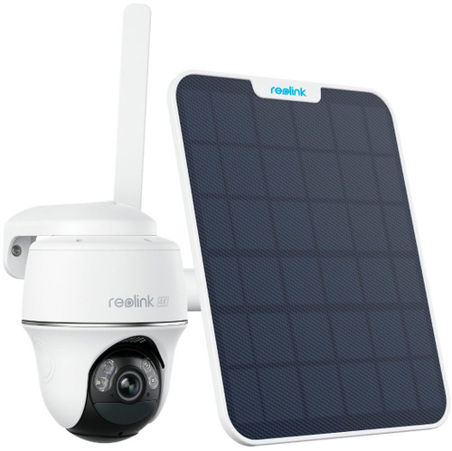 Reolink - 4K 4G LTE Pt Camera with Solar Panel - White