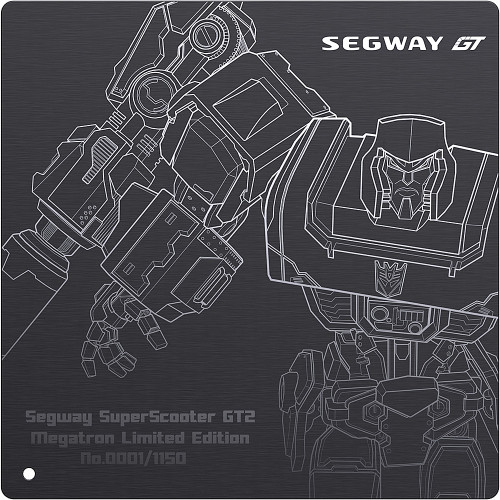 Segway - Super Scooter GT2 Series w/55.9 Max Operating Range & 43.5 mph Max Speed - Megatron