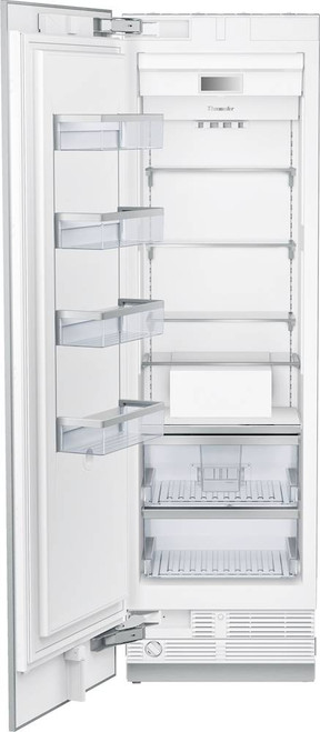 Thermador - Freedom Collection 12.2 Cu. Ft. Frost-Free Upright Freezer with Internal Ice Maker - Custom Panel Ready