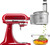 KitchenAid - KSM2FPA Food Processor Attachment Kit with Commercial Style Dicing - Plata
