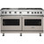 Viking - Professional 5 Series Freestanding Double Oven Gas Convection Range - Pacific Gray