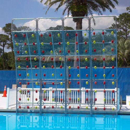 Crystal Clear Pool Climbing Wall, 8' x 4'