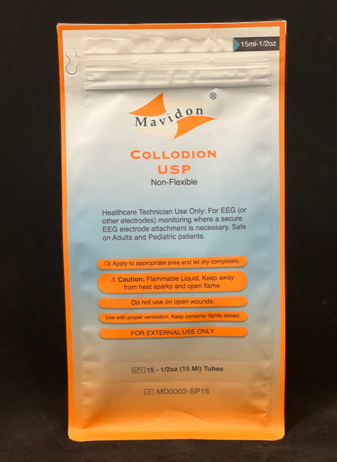 Collodion USP Single Use Tubes 15ml (1/2 oz) Collodion USP Single Use Tubes 15ml (1/2 oz)