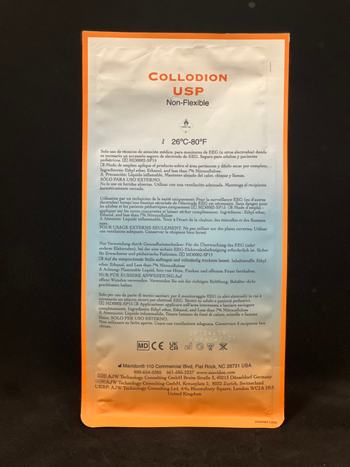 Collodion USP Single Use Tubes 15ml (1/2 oz) Collodion USP Single Use Tubes 15ml (1/2 oz)