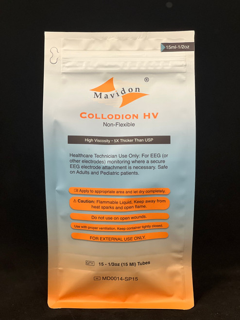 Collodion HV 15ml (1/2 oz) 15 Tubes per Pack Collodion HV 15ml (1/2 oz) 15 Tubes per Pack