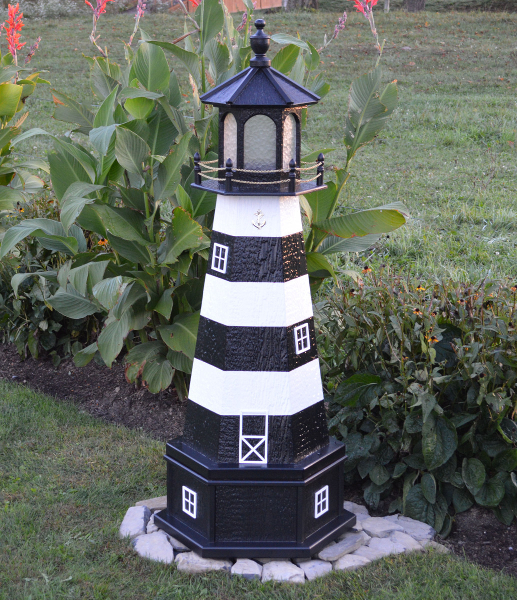 Amish Made - Cape Canaveral Model - Wood Garden Lighthouses