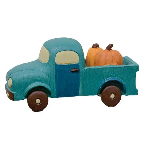 Little Red Truck With Tree