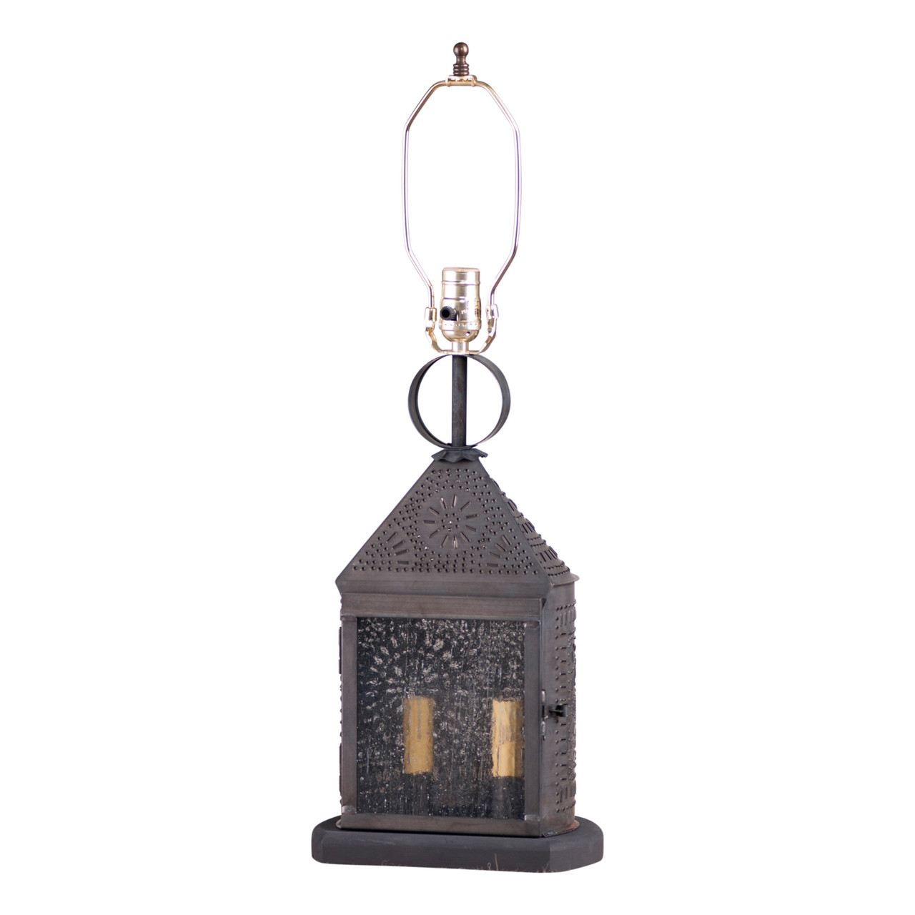 Irvins Milk Jug Lamp With Ivory Linen Shade