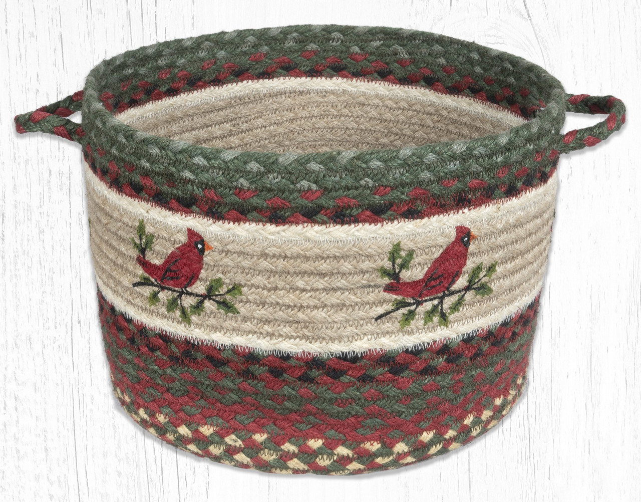 Braided Baskets Holly Cardinal Utility Basket Earth Rugs