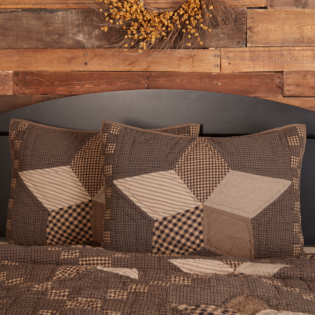 VHC Brands Farmhouse Star Sham - Thumbnail 2