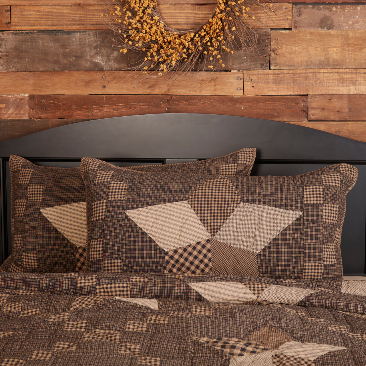 VHC Brands Farmhouse Star Sham - Thumbnail 2
