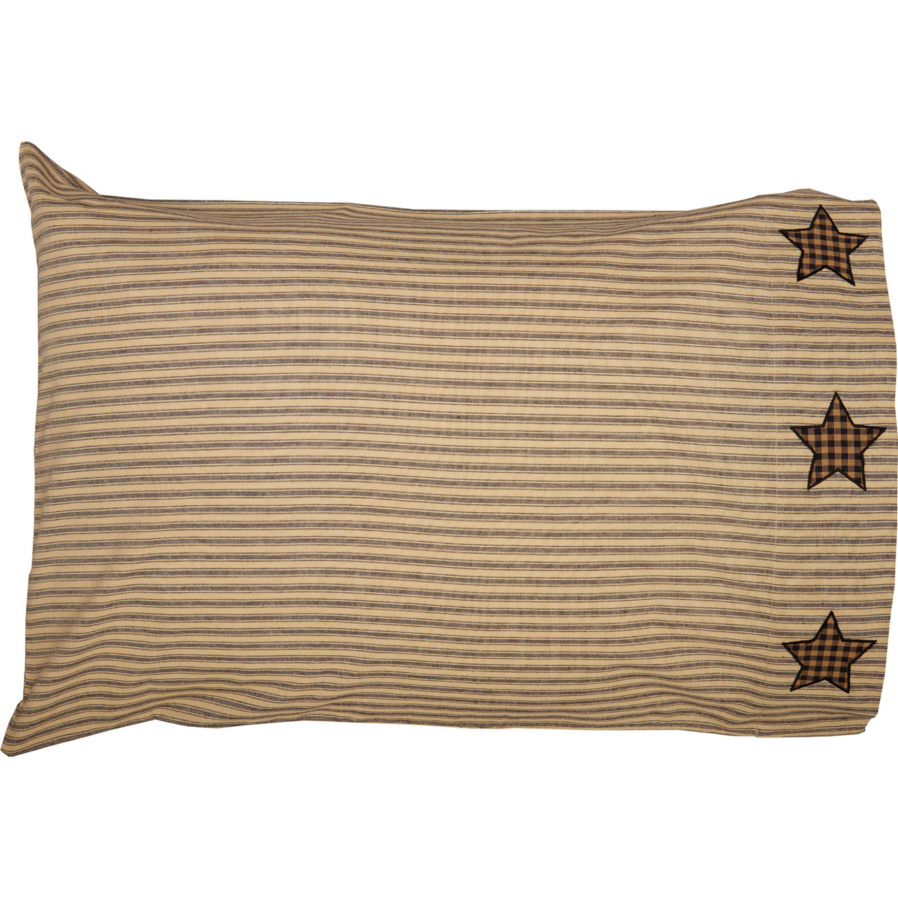 VHC Brands Farmhouse Star Pillow Case
