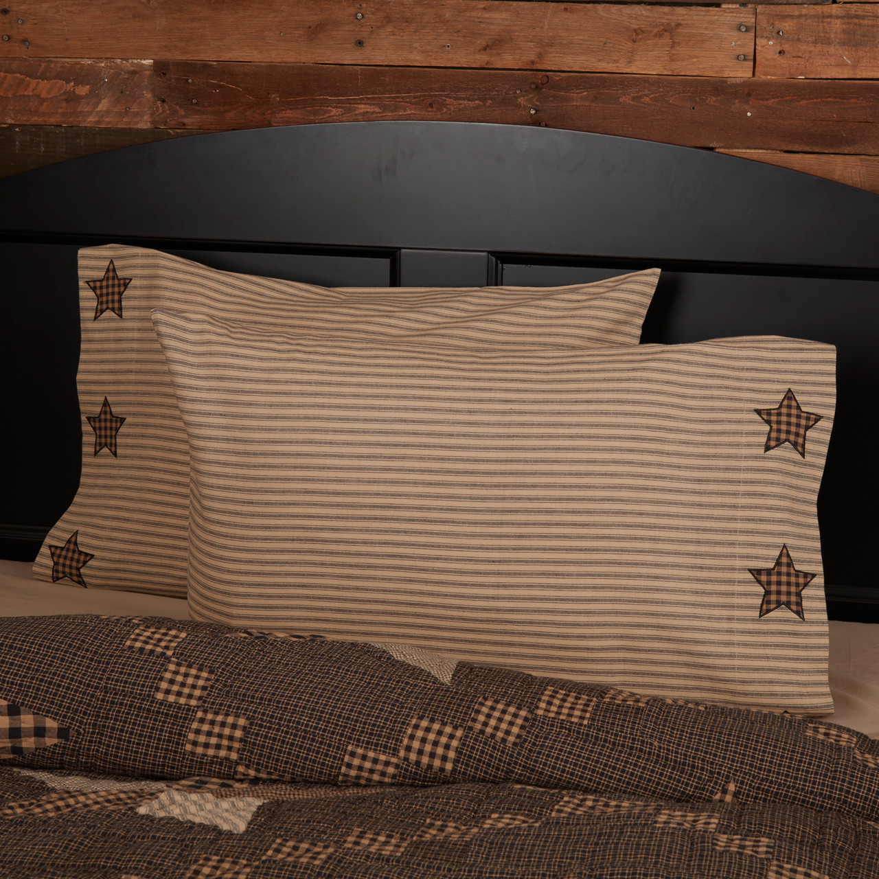 VHC Brands Farmhouse Star Pillow Case - Thumbnail 5