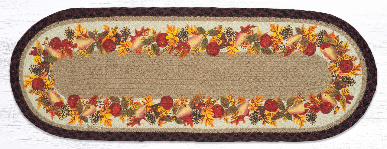Earth Rugs Braided Jute Table Runner - Thumbnail 5