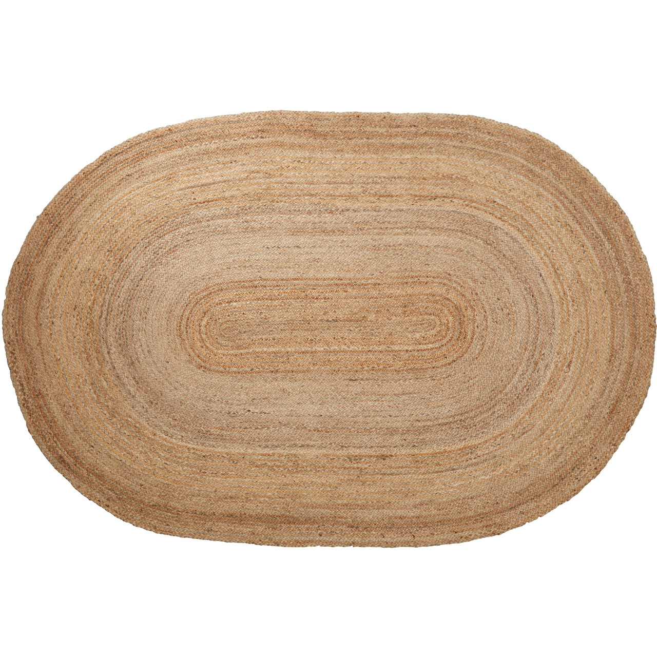 Brunswick Bordered Natural Jute Oval Rug – Rugs for Good