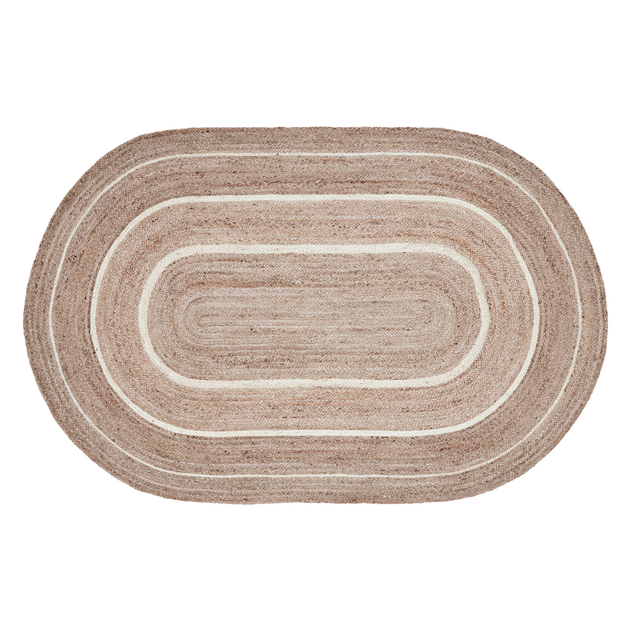 VHC Brands - Kaila Jute Rug Oval with Pad 27x48