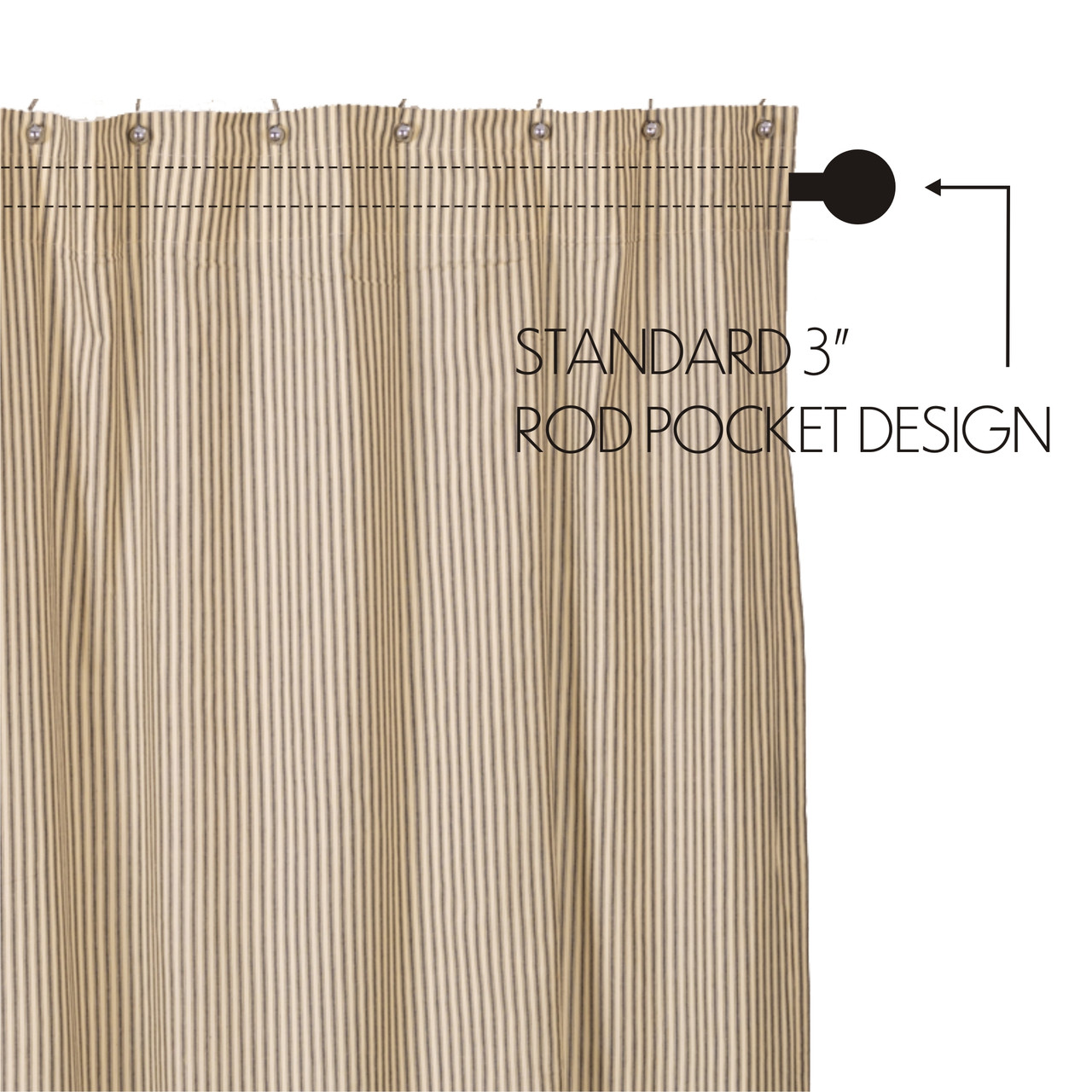 VHC Brands Sawyer Mill Shower Curtain