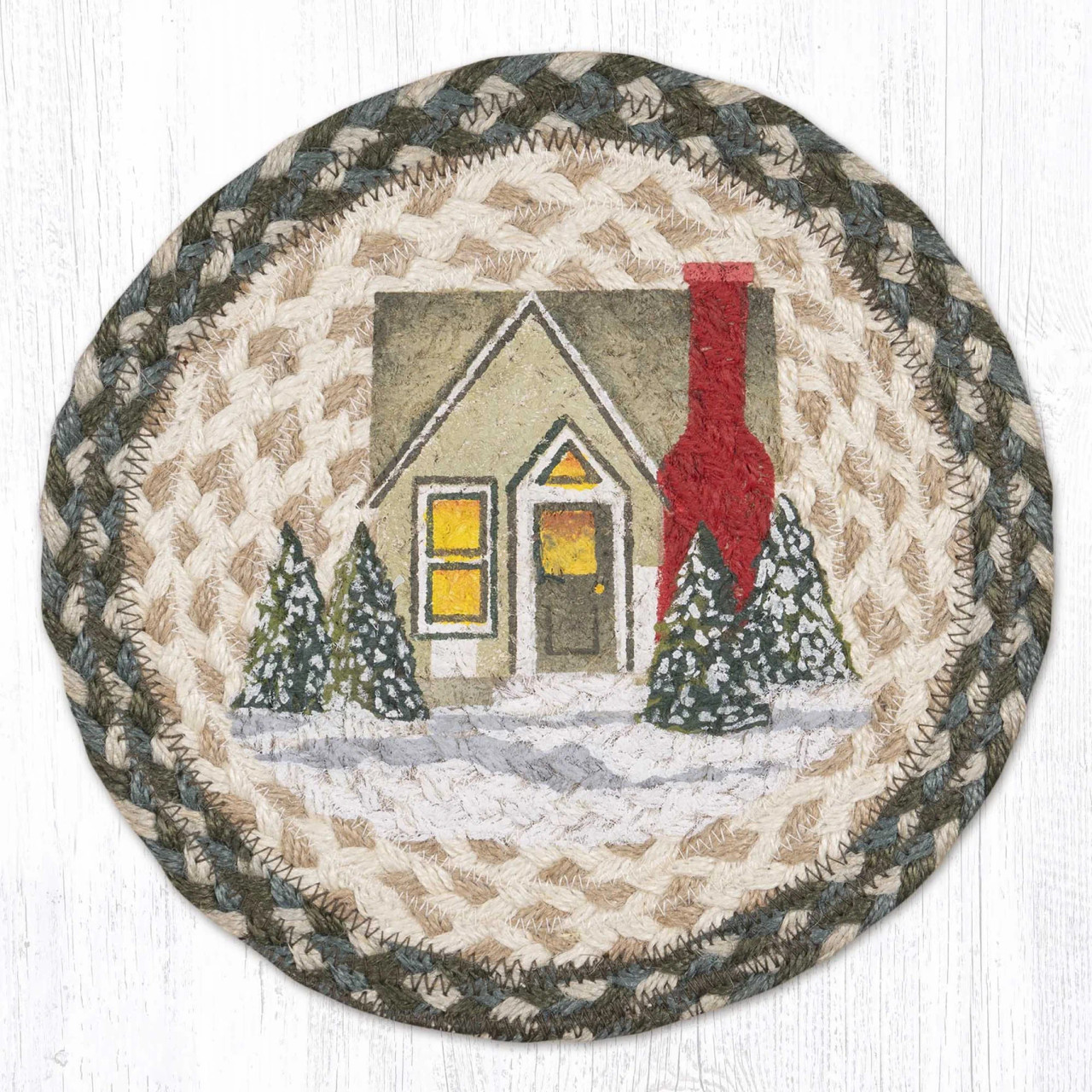 Earth Rugs Braided Jute Trivet