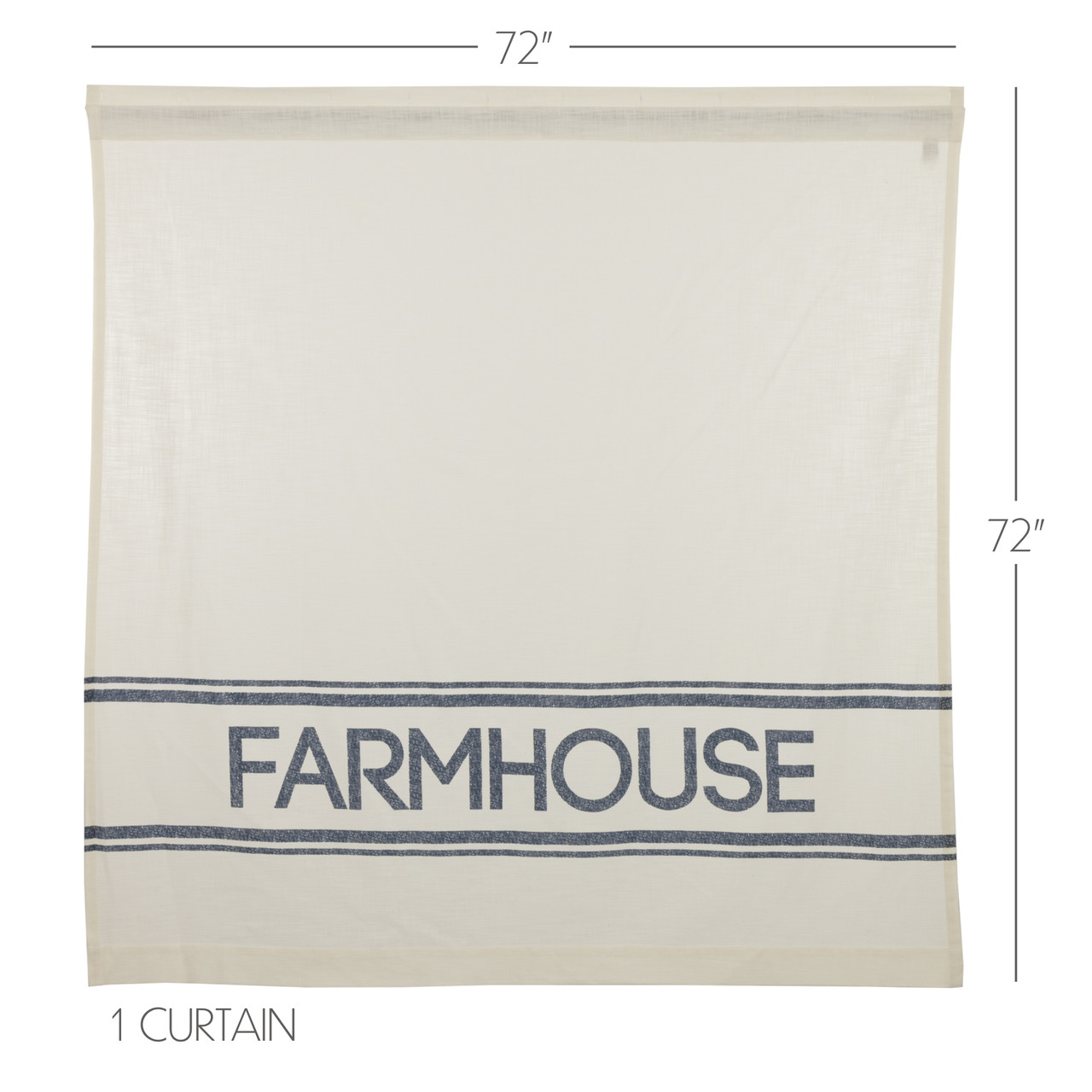 VHC Brands Sawyer Mill Shower Curtain - Thumbnail 4