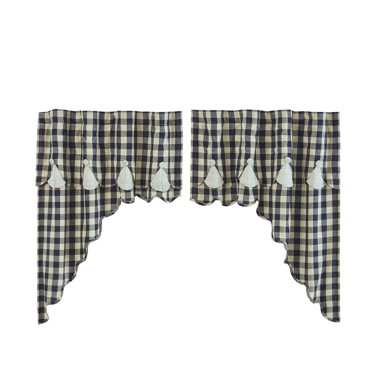My Country Scalloped Layered Swag Set