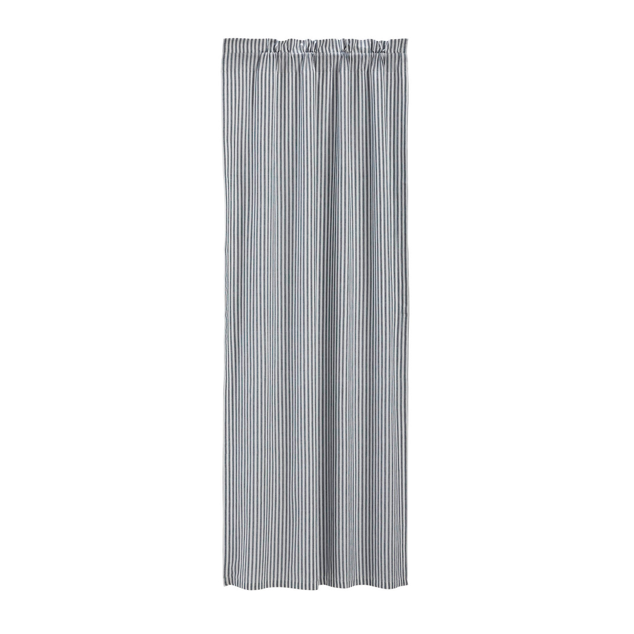 VHC Brands - Sawyer Mill Blue Ticking Stripe Blackout Panel 84x40