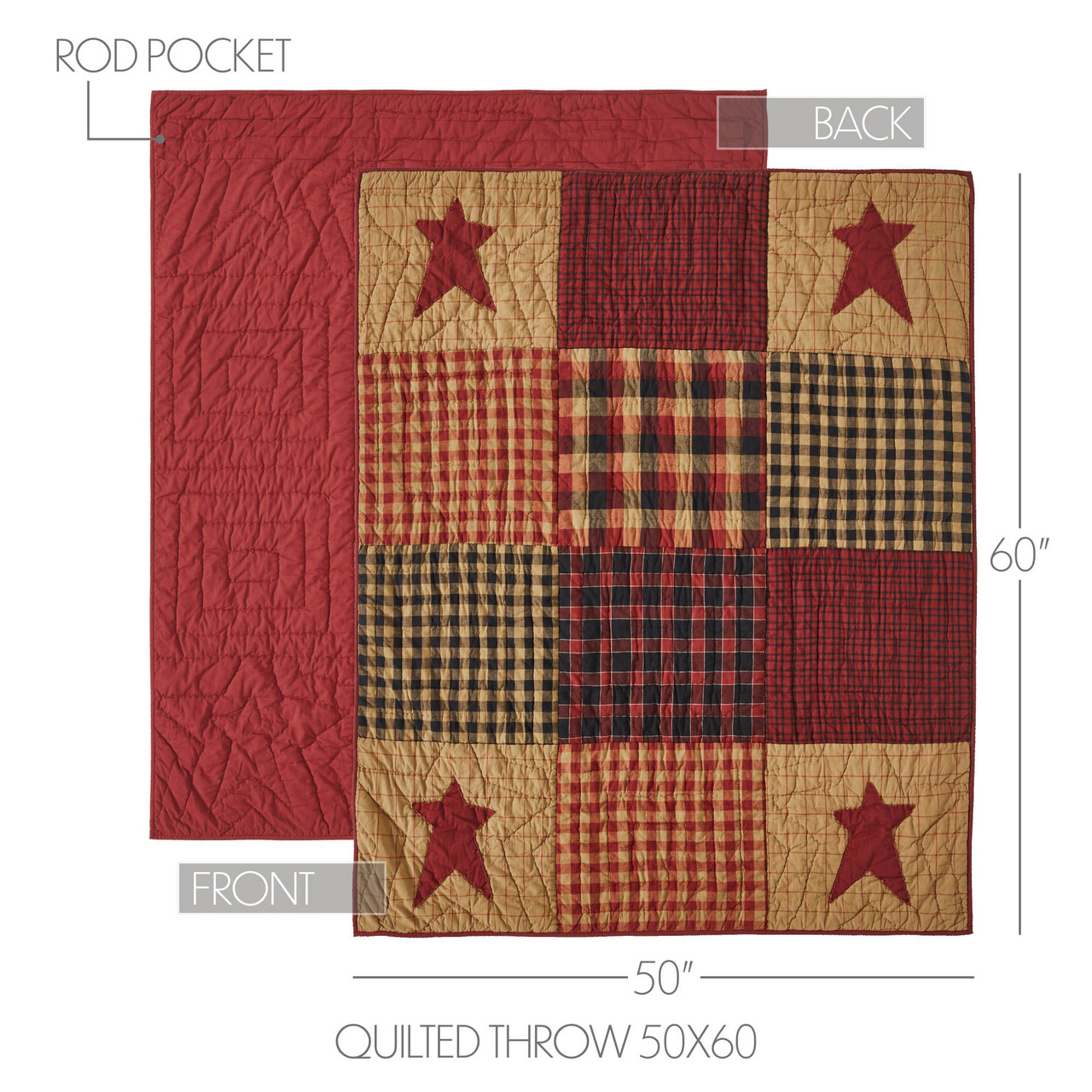 VHC Brands Connell Throw - Thumbnail 5