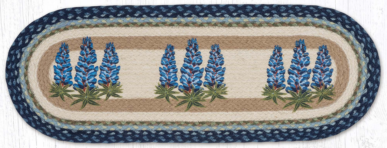 Earth Rugs Tall Sunflowers Patch Runner
