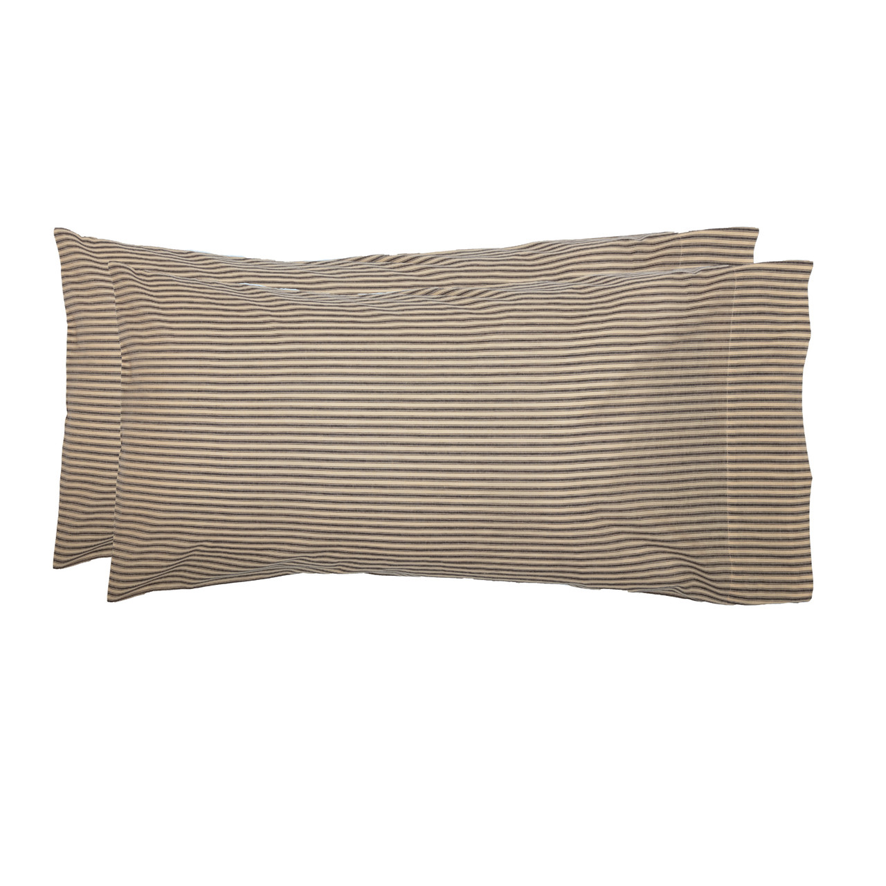 VHC Brands Sawyer Mill Ticking Stripe Pillow Case