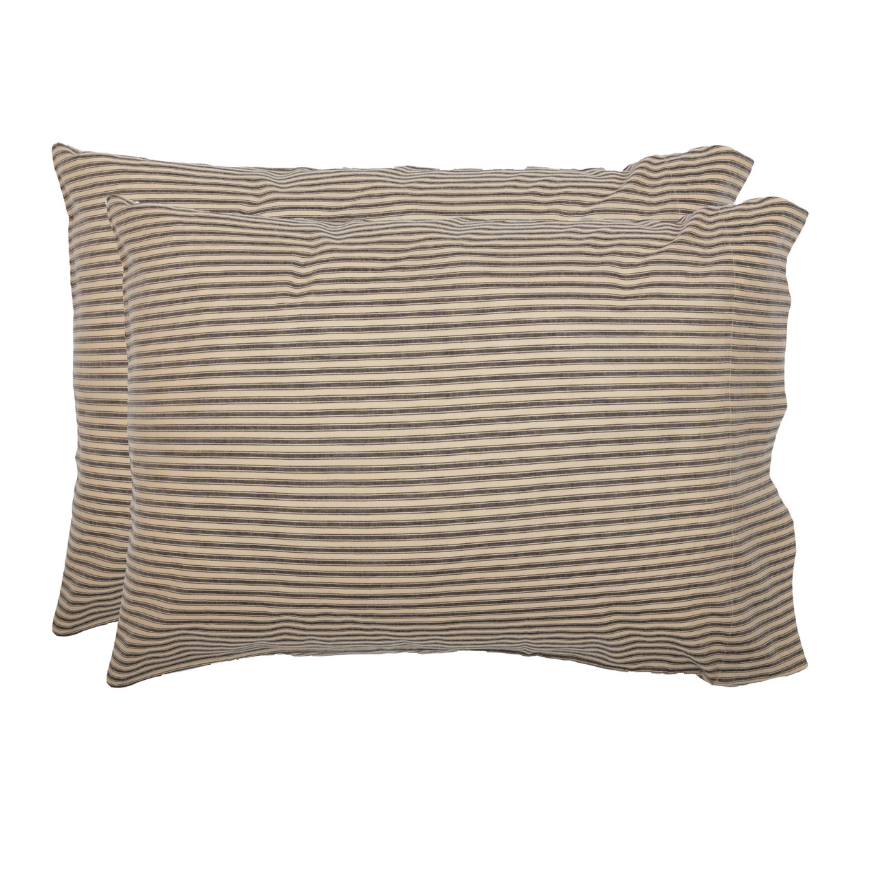 VHC Brands Sawyer Mill Ticking Stripe Pillowcase - Thumbnail 3