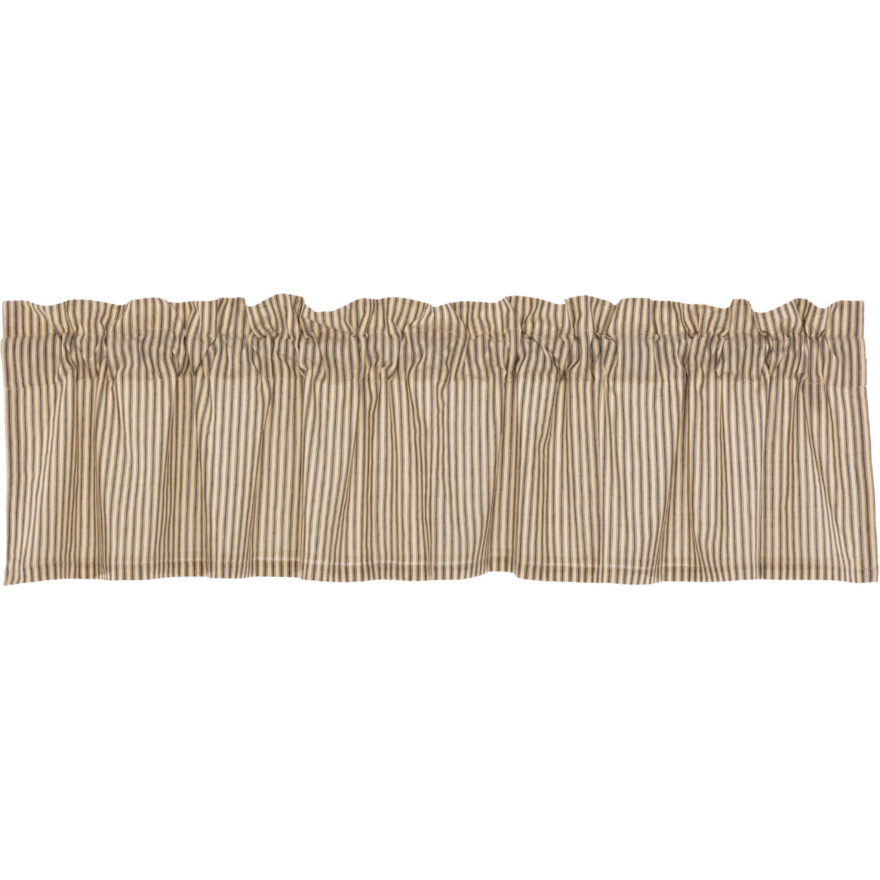 VHC Brands Sawyer Mill Ticking Stripe Valance - Thumbnail 3