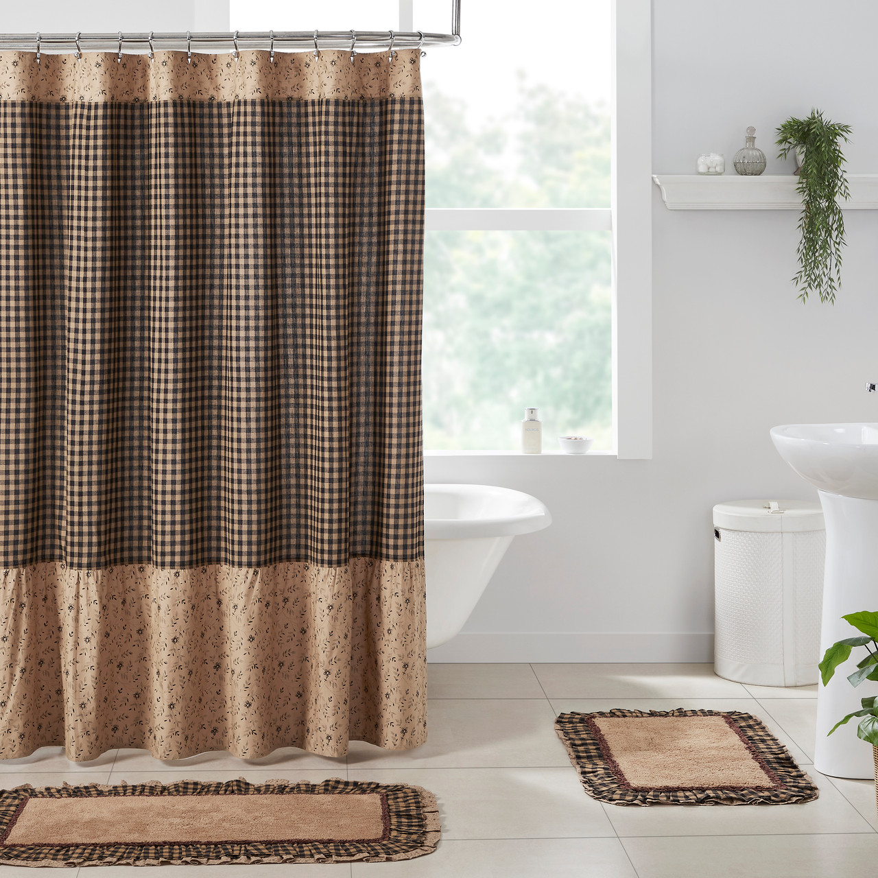 VHC Brands Maisie Shower Curtain - Thumbnail 2