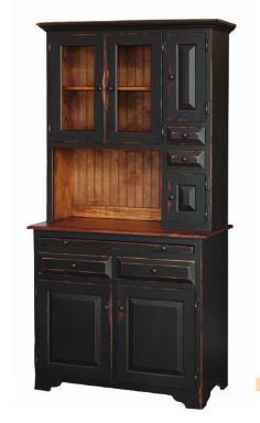 Amish Handcrafted Large Hooiser Hutch Vintage Creations By Sam