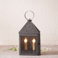 Irvin's Tinware Harbor Lantern Finished In Kettle Black Irvin's Tinware Harbor Lantern Finished In Kettle Black