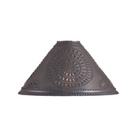 Irvin's Tinware Chisel Design Cupid Oil Lamp Shade In Kettle Black Irvin's Tinware Chisel Design Cupid Oil Lamp Shade In Kettle Black
