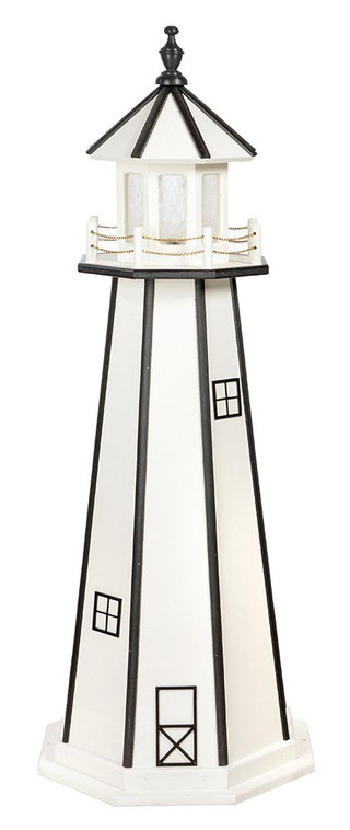 Amish Made - Poly Outdoor Lighthouse - Standard Model