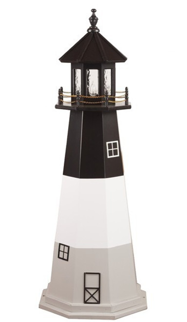 Amish Made - Oak Island Model - Wood Garden Lighthouses