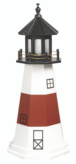 Amish Made - Poly Outdoor Lighthouse - MontaukModel