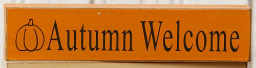 Autumn Welcome Mini Sign