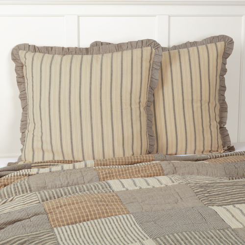 Sawyer Mill Charcoal Collection Euro Sham by VHC Brands