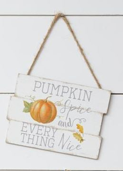 Pumpkin Spice Hanging Sign